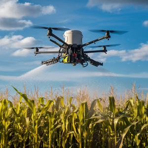 Drone‑assisted irrigation concept